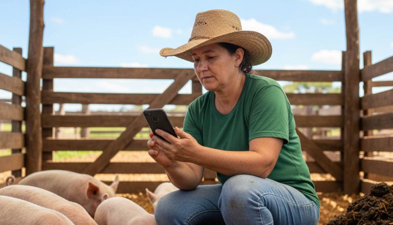Gestão ambiental na suinocultura ManejeBem