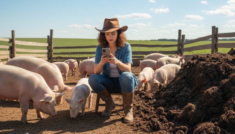 Aplicativo que ajuda na gestão ambiental de dejetos suínos ManejeBem